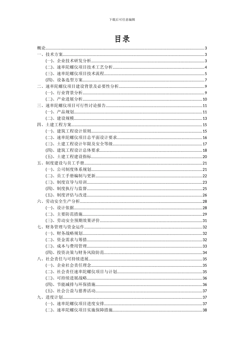 2024年速率陀螺仪项目可行性研究报告_第2页