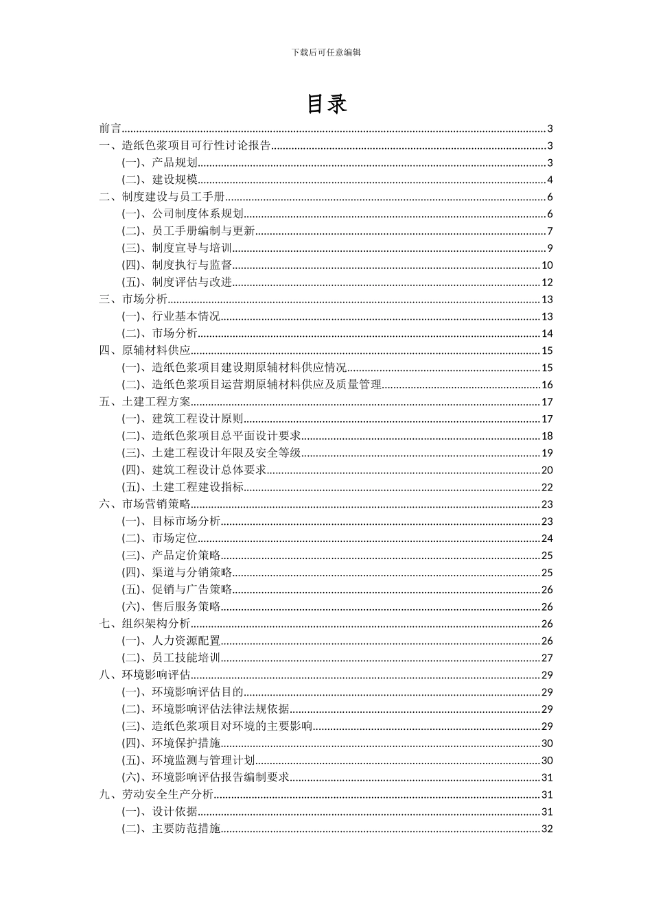 2024年造纸色浆项目深度研究分析报告_第2页