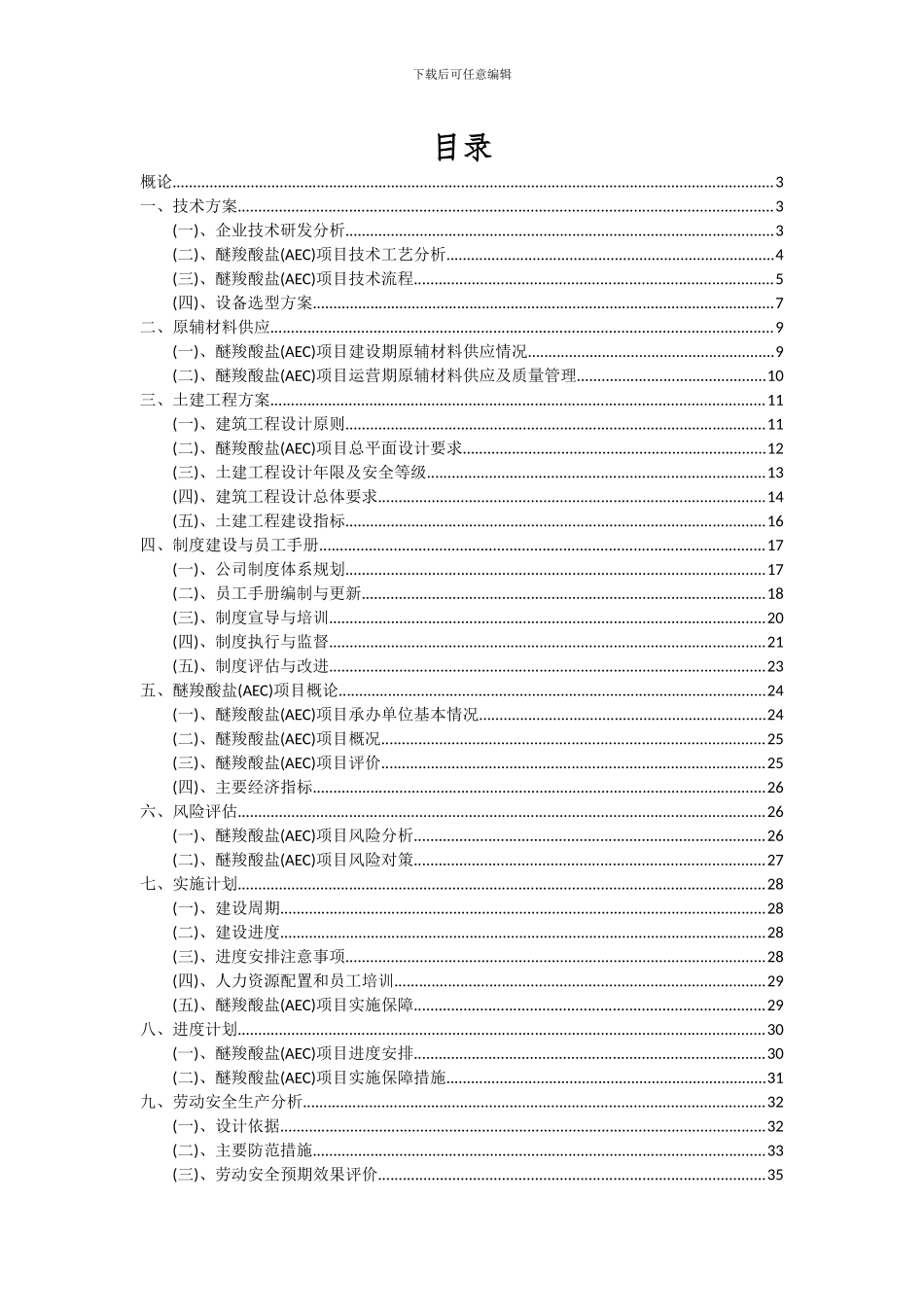 2024年醚羧酸盐(AEC)项目深度研究分析报告_第2页