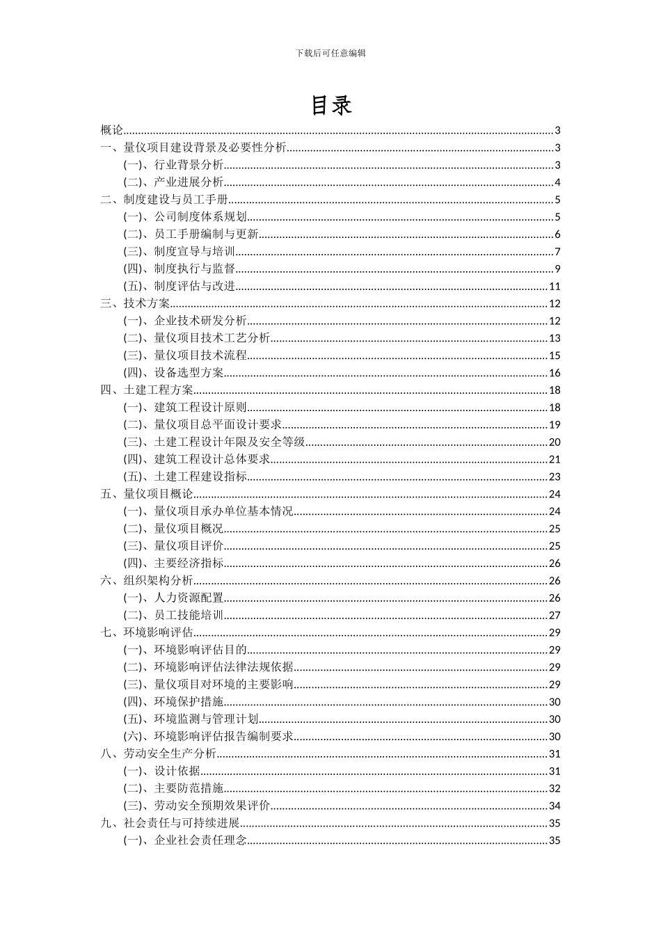 2024年量仪项目可行性分析报告_第2页