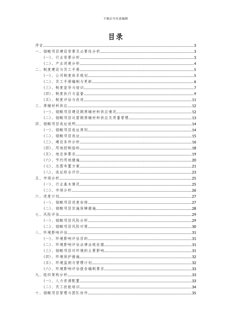 2024年钼酸项目深度研究分析报告_第2页