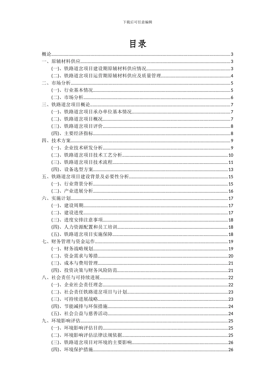 2024年铁路道岔项目可行性研究报告_第2页