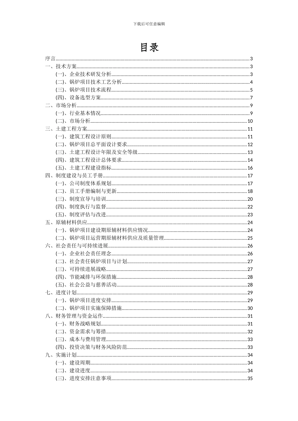 2024年锅炉项目可行性分析报告_第2页