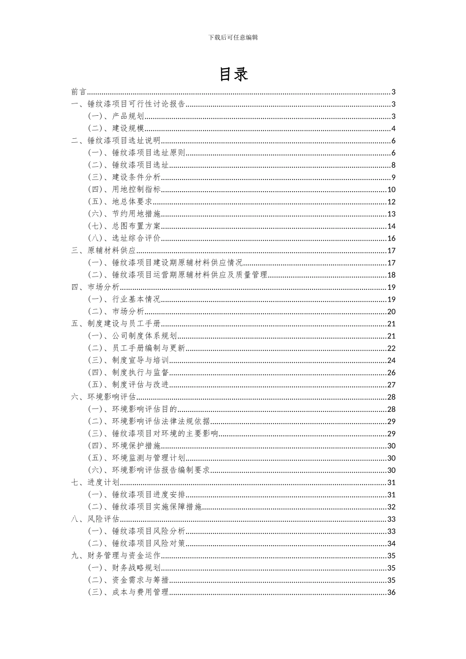 2024年锤纹漆项目可行性研究报告_第2页