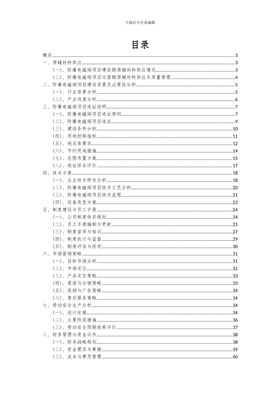 2024年防爆电磁阀项目投资分析及可行性报告_第2页