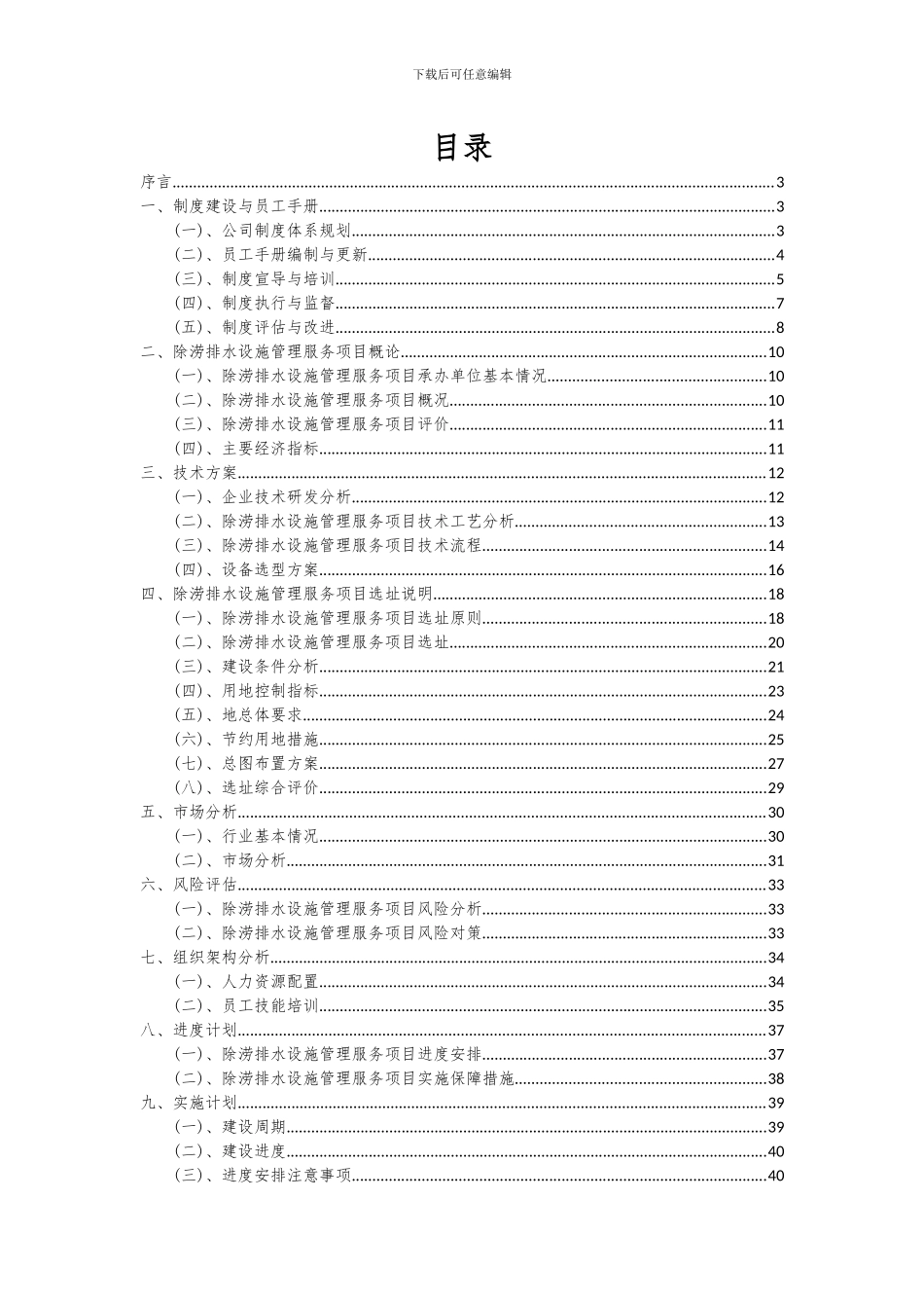2024年除涝排水设施管理服务项目深度研究分析报告_第2页