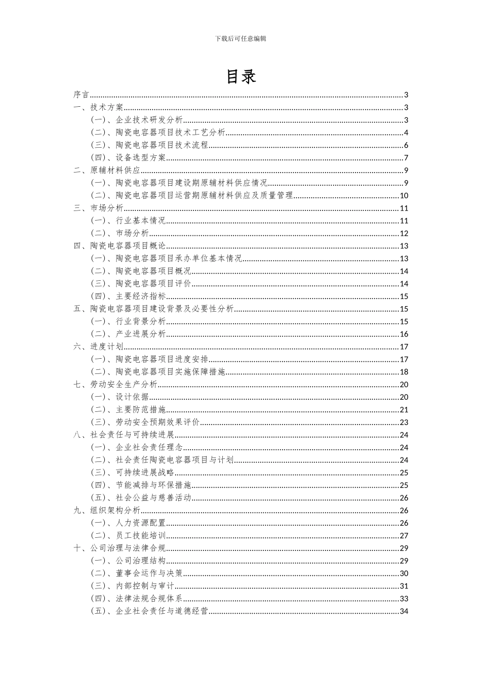 2024年陶瓷电容器项目深度研究分析报告_第2页