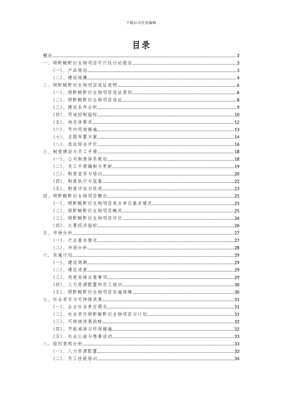 2024年顺酐酸酐衍生物项目可行性研究报告_第2页