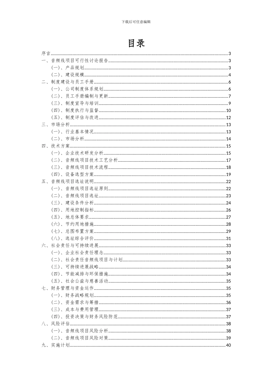 2024年音频线项目深度研究分析报告_第2页