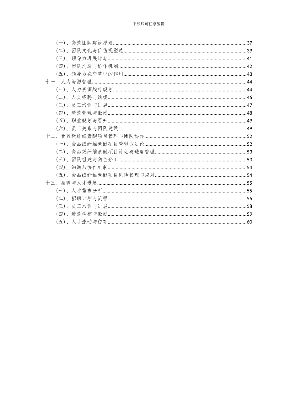 2024年食品级纤维素醚项目可行性分析报告_第3页