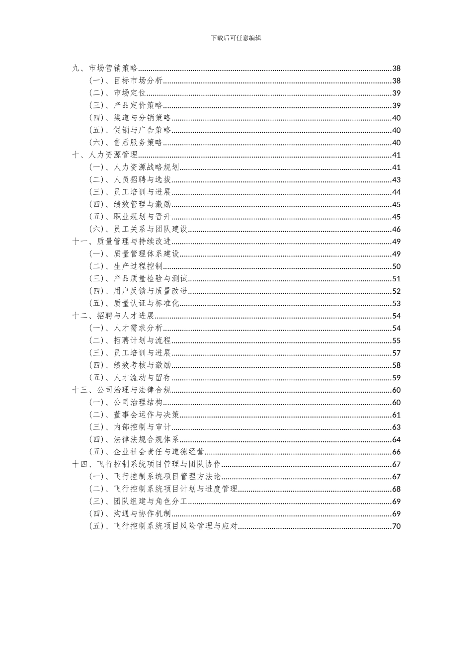 2024年飞行控制系统项目可行性研究报告_第3页