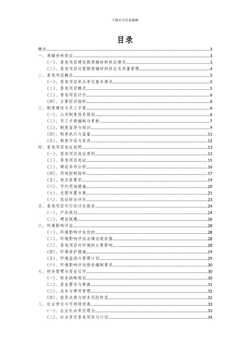 2024年香皂项目可行性研究报告_第2页