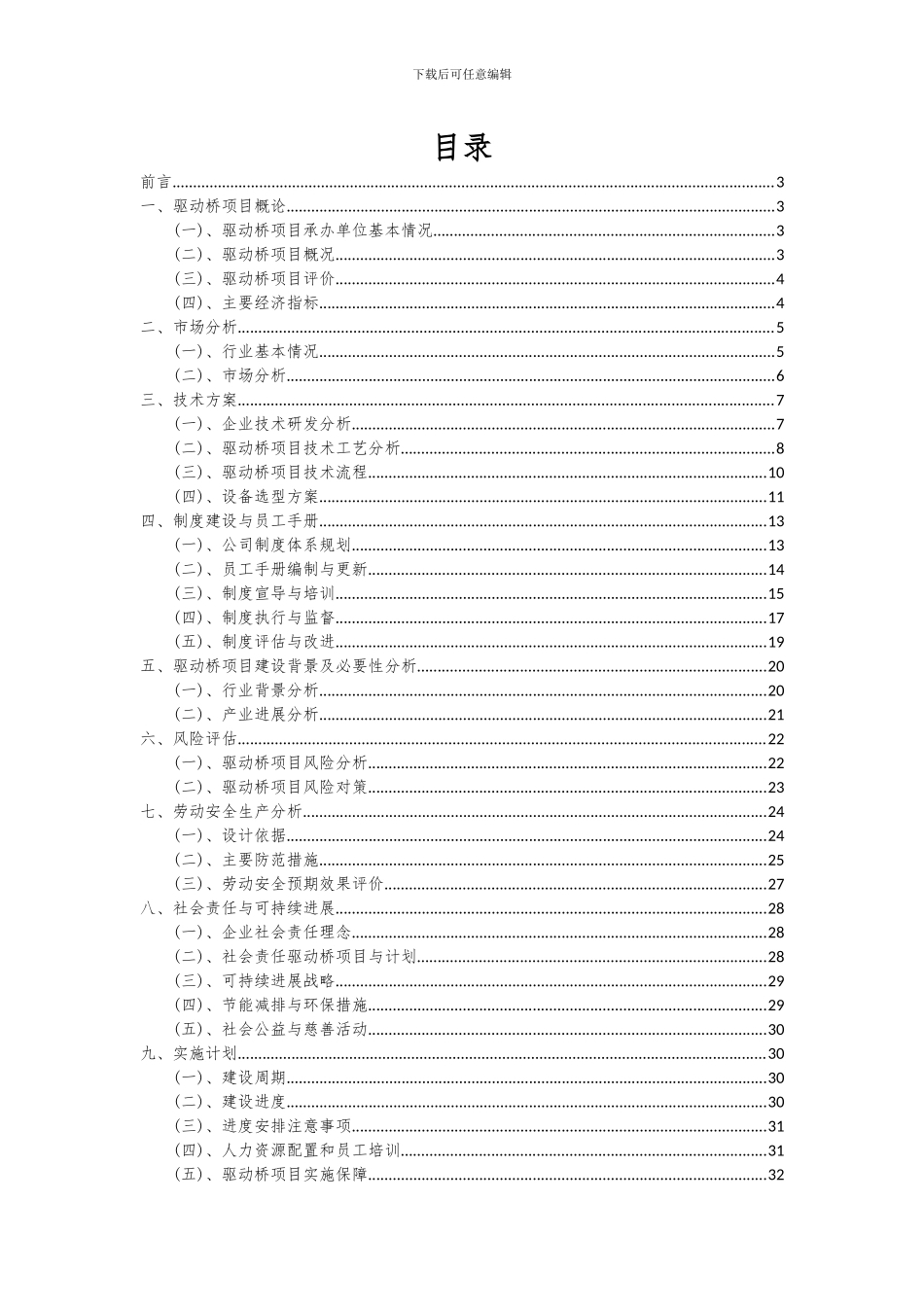 2024年驱动桥项目深度研究分析报告_第2页
