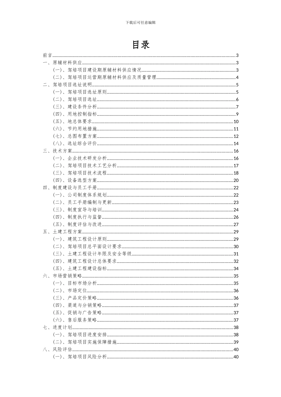 2024年驾培项目深度研究分析报告_第2页