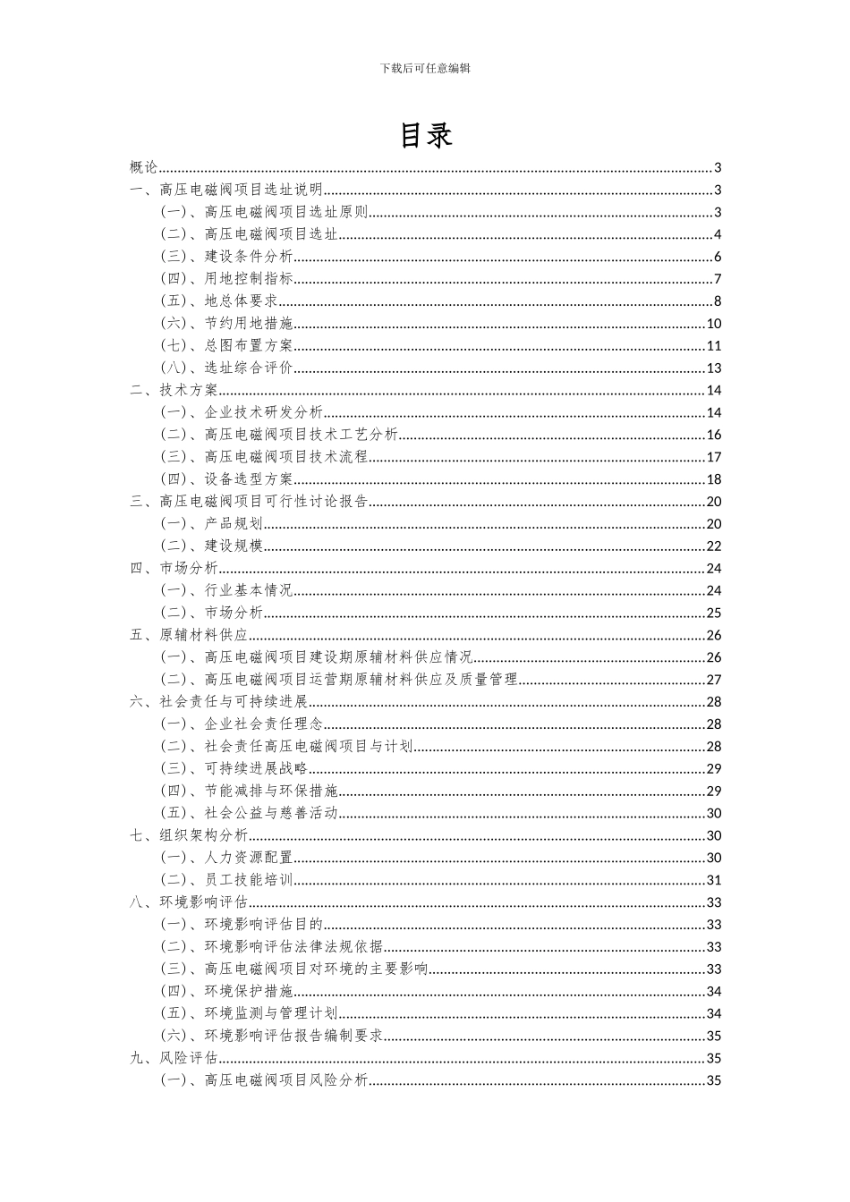 2024年高压电磁阀项目可行性研究报告_第2页