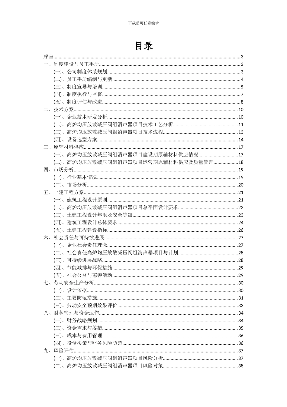 2024年高炉均压放散减压阀组消声器项目可行性研究报告_第2页