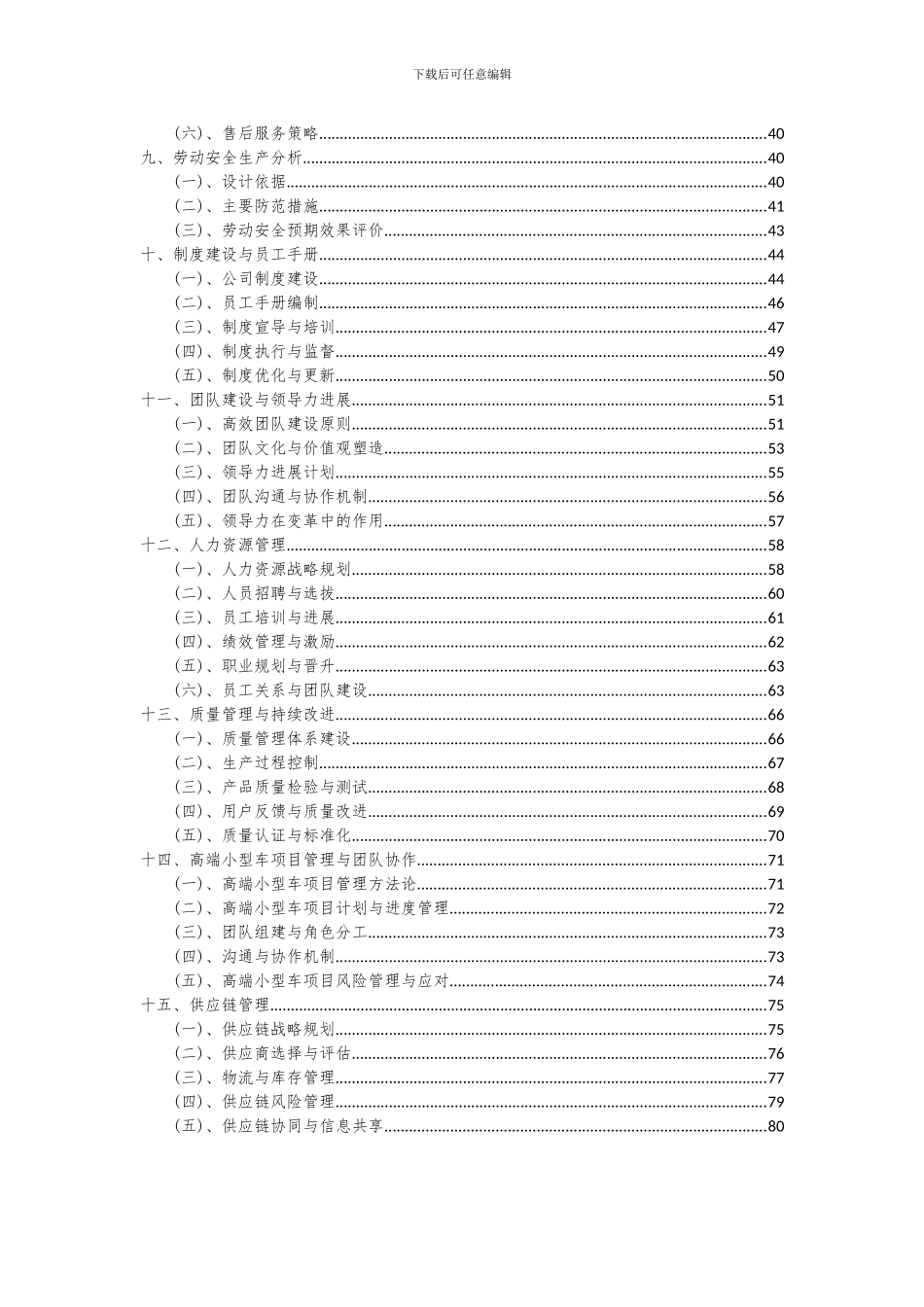 2024年高端小型车项目深度研究分析报告_第3页