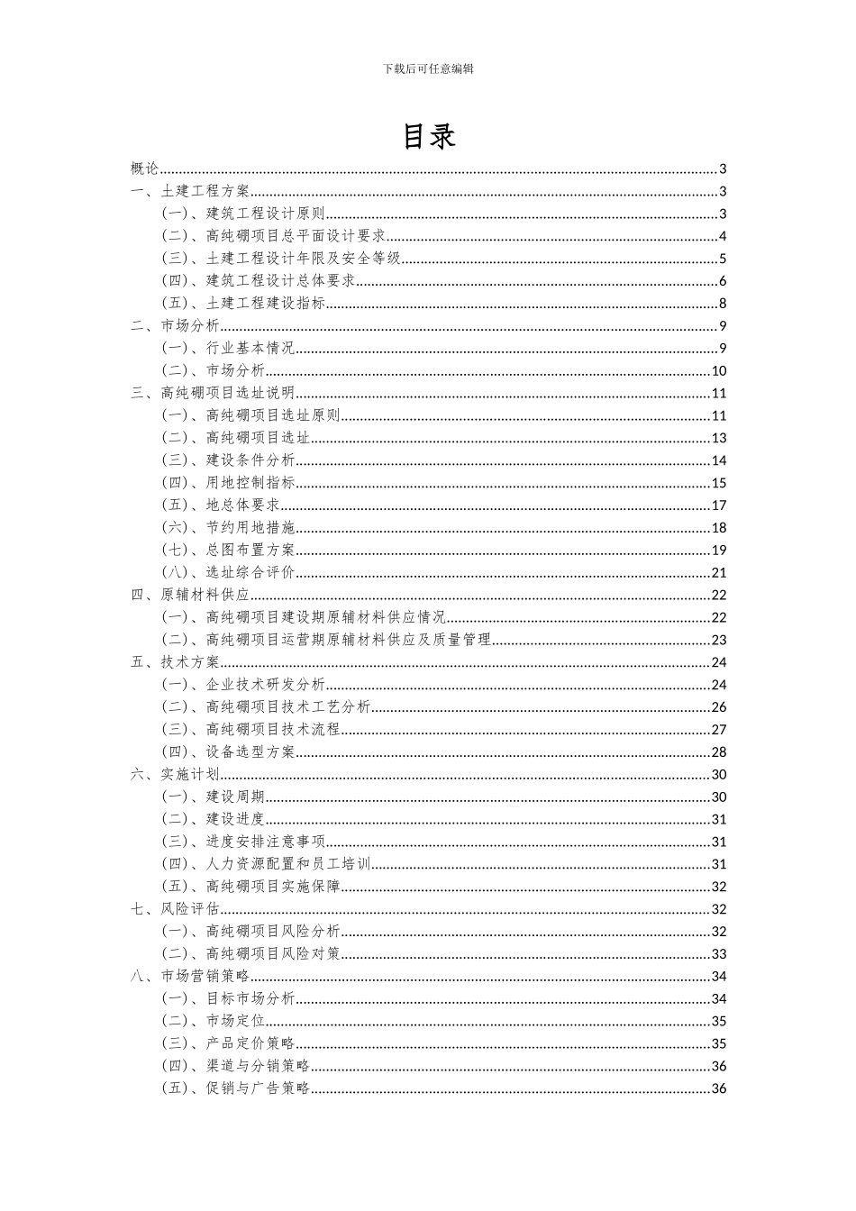 2024年高纯硼项目深度研究分析报告_第2页