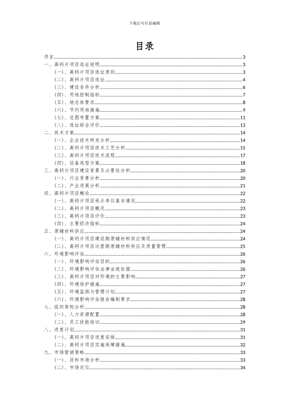 2024年高钙片项目深度研究分析报告_第2页