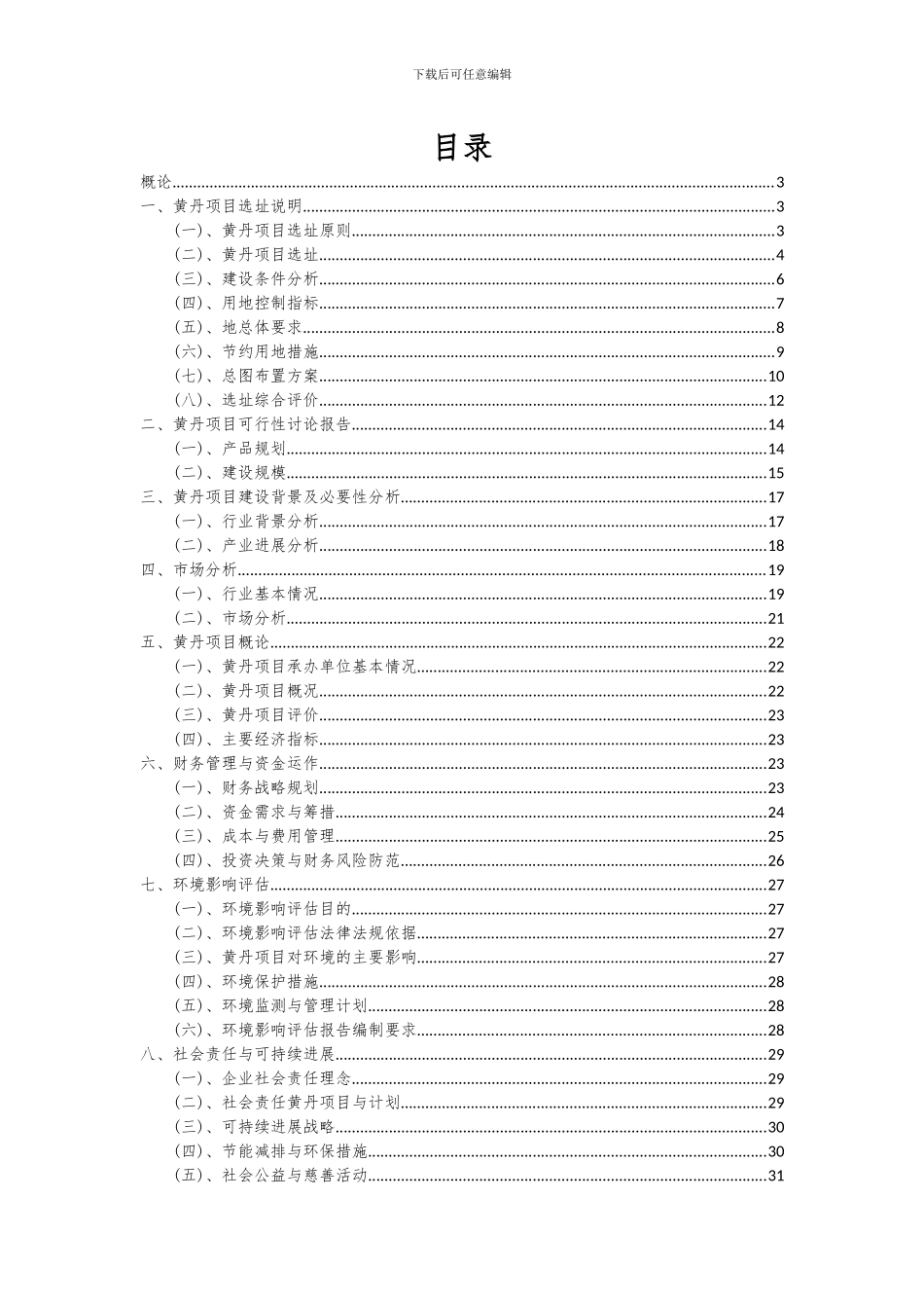 2024年黄丹项目深度研究分析报告_第2页