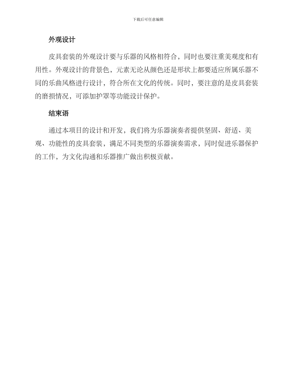 乐器皮具设计方案_第2页