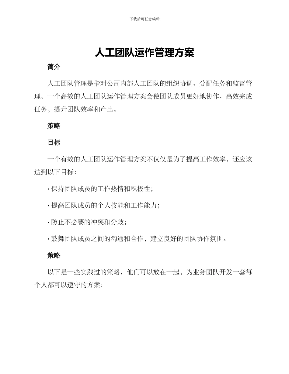 人工团队运作管理方案_第1页