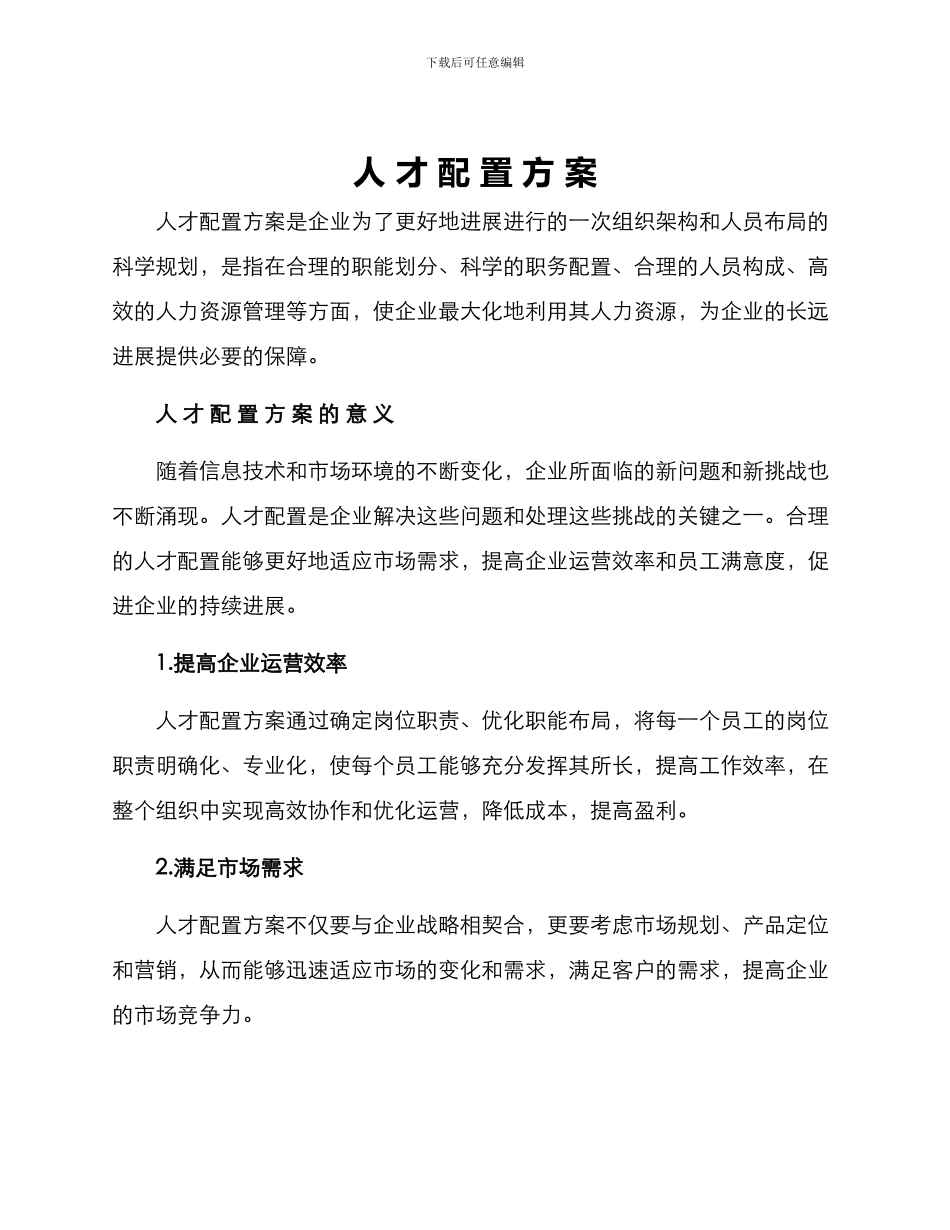 人才配置方案_第1页