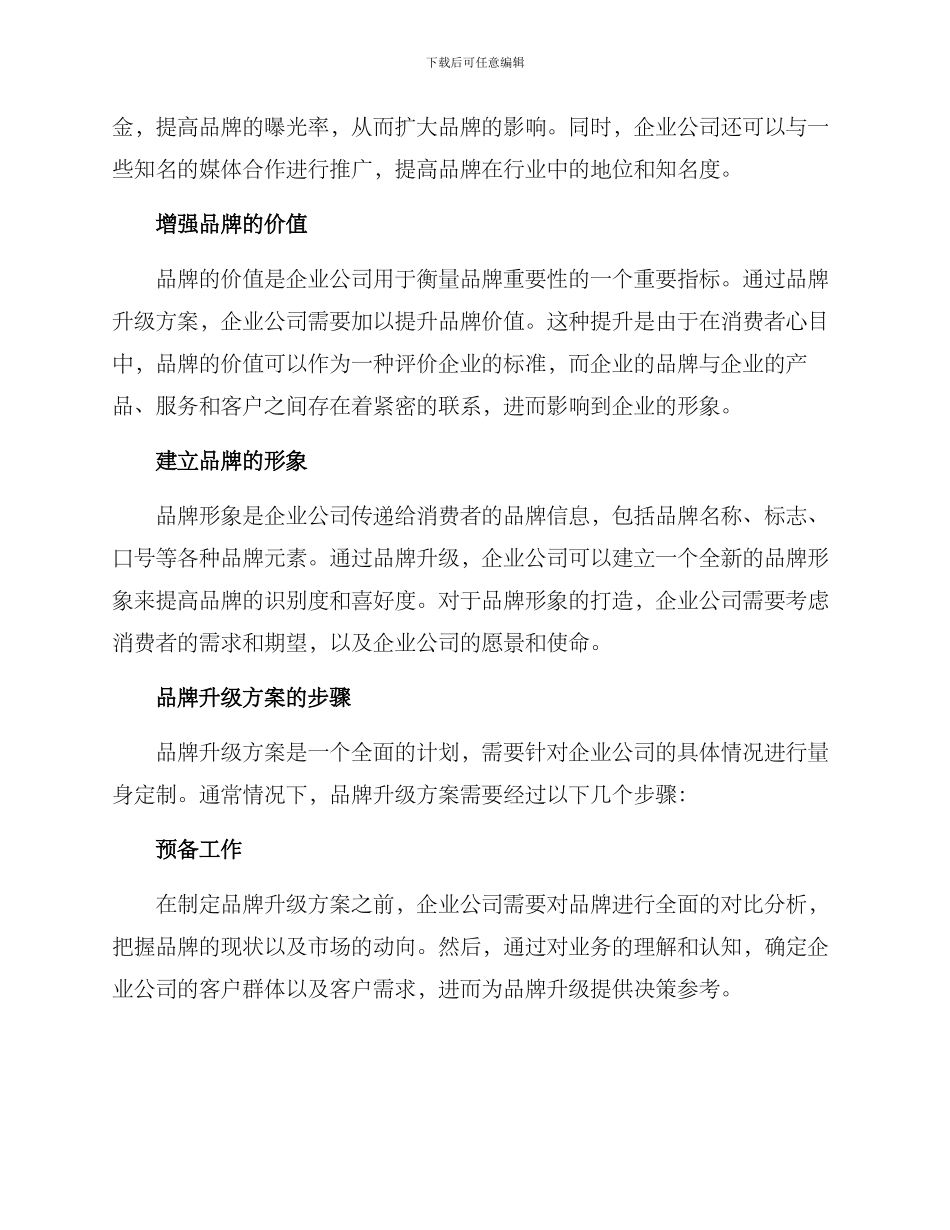 企业公司品牌升级方案_第2页