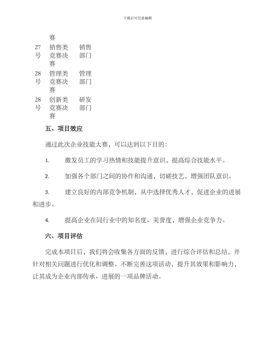 企业技能大赛组织方案_第3页