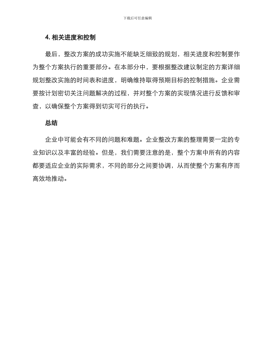 企业整改方案格式_第2页