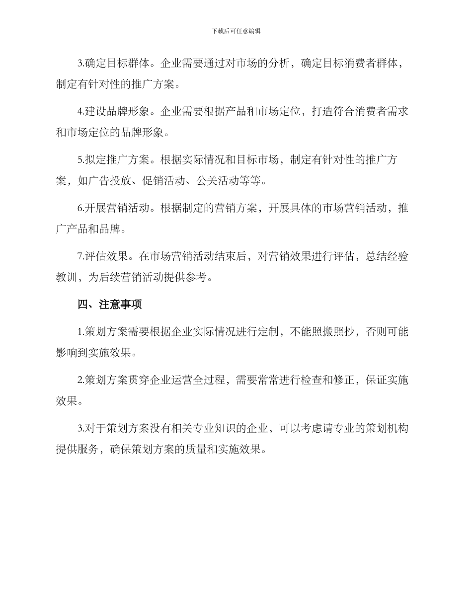 企业策划方案_第2页