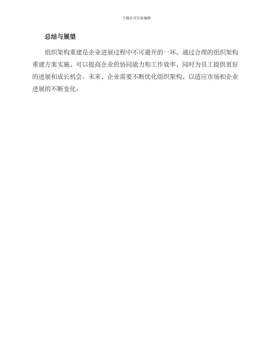 企业组织架构重建方案_第3页