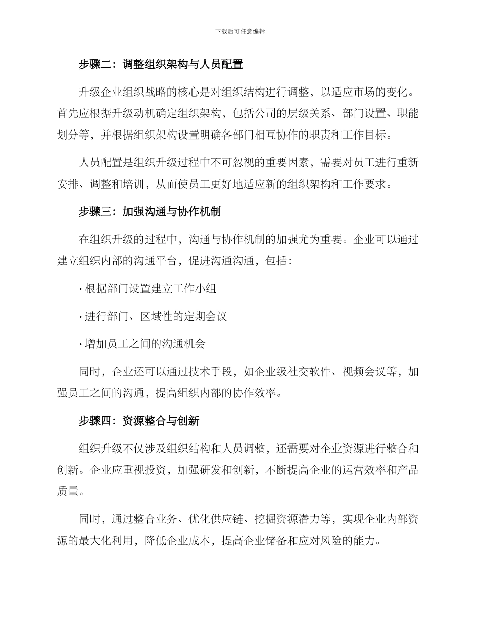 企业组织战略升级方案_第2页