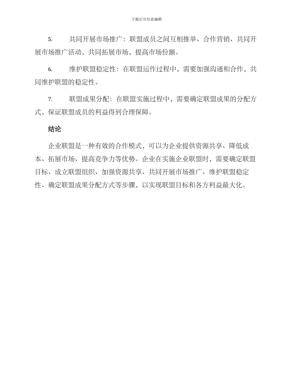 企业联盟方案_第3页