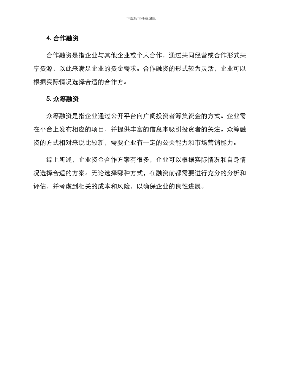 企业资金合作方案_第2页