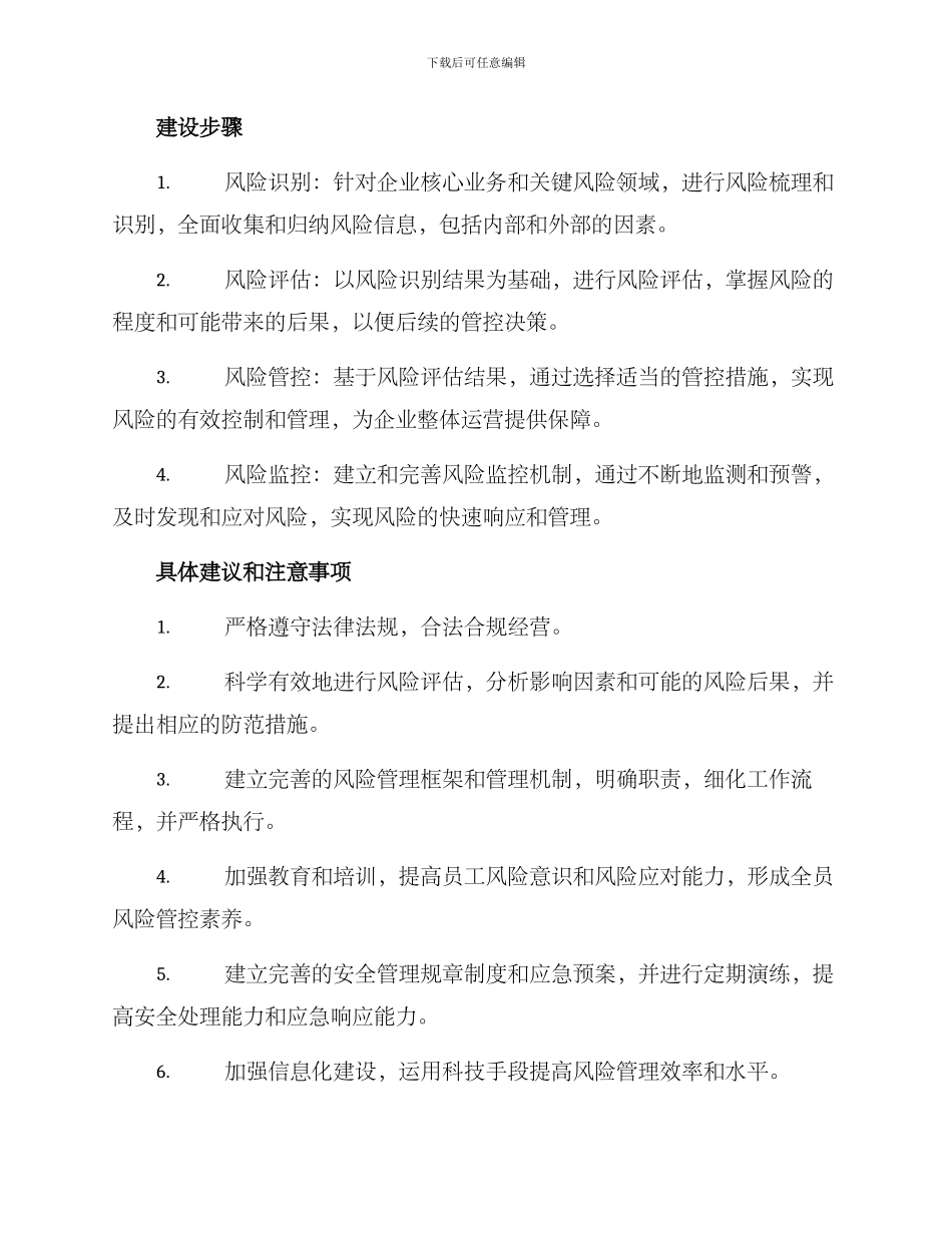 企业风险体系构建方案_第2页
