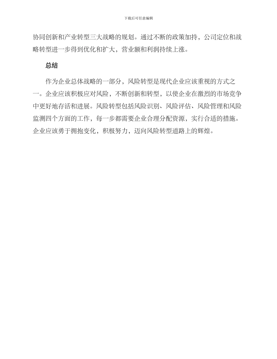 企业风险转型方案_第3页