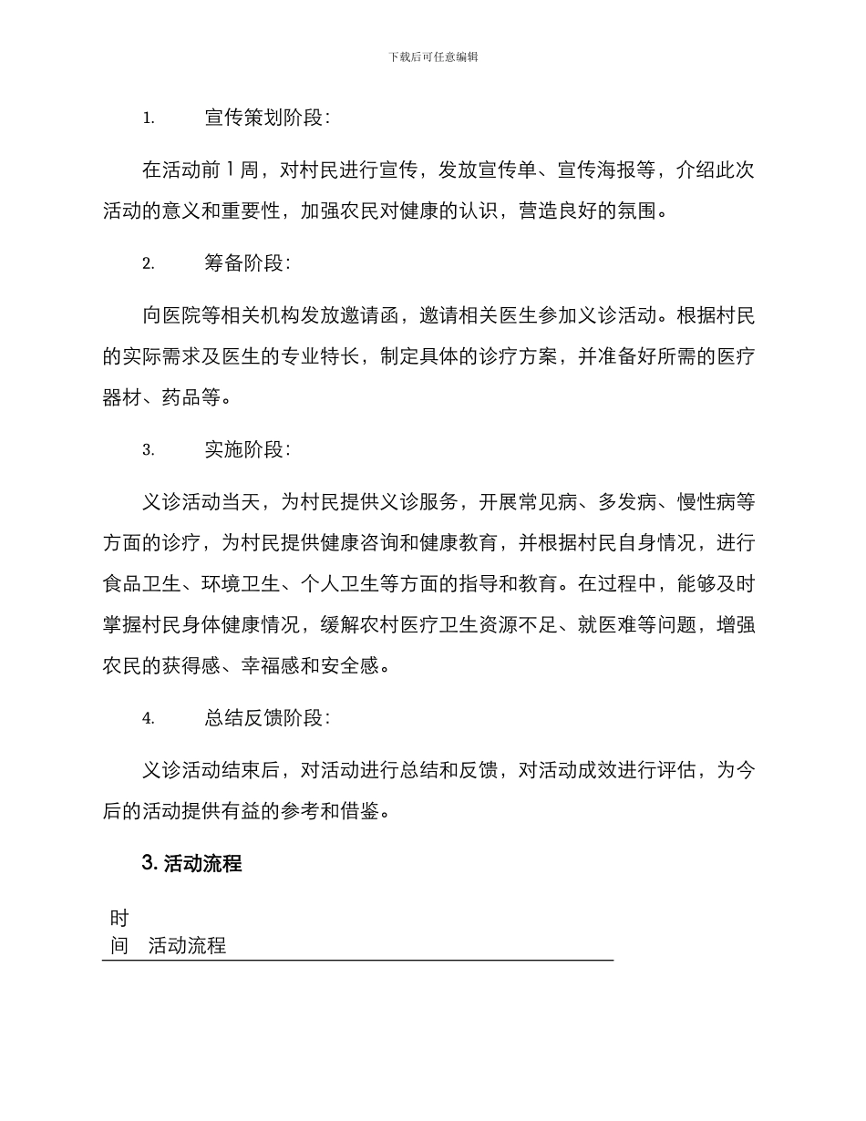 入村爱心义诊活动方案_第2页