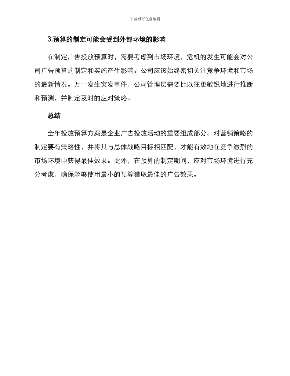 全年投放预算方案_第3页