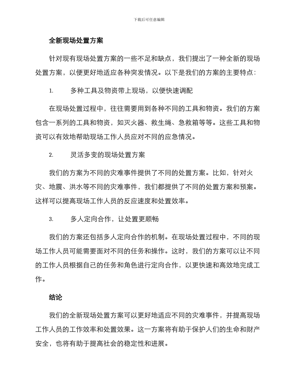 全新现场处置方案_第2页