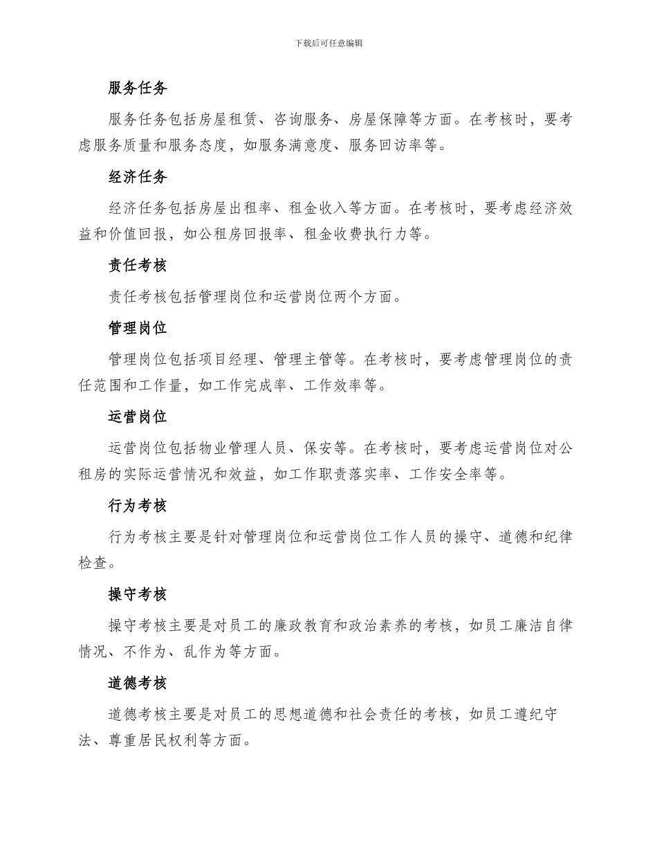 公租房绩效考评方案_第2页