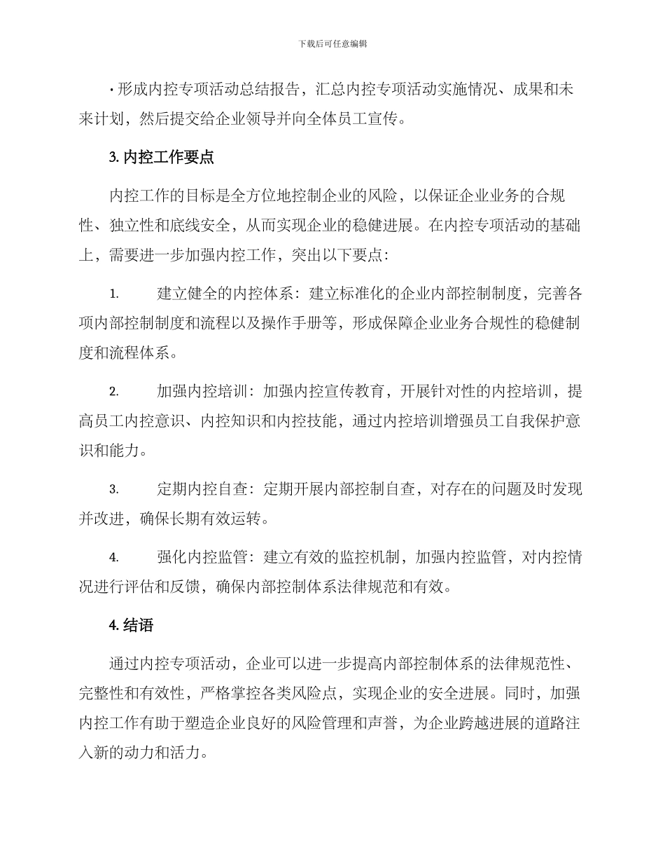 内控专项活动方案_第3页