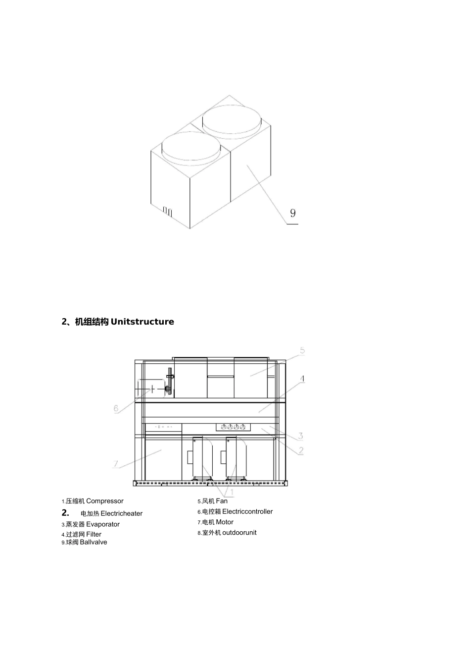 风冷冷风型空调机安装使用说明书_第3页