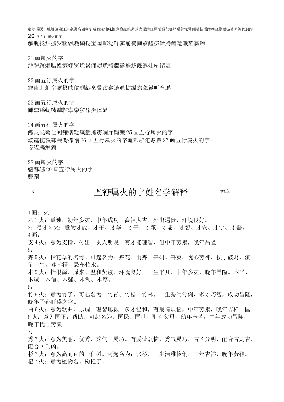 康熙字典之五行属火字大全_第3页