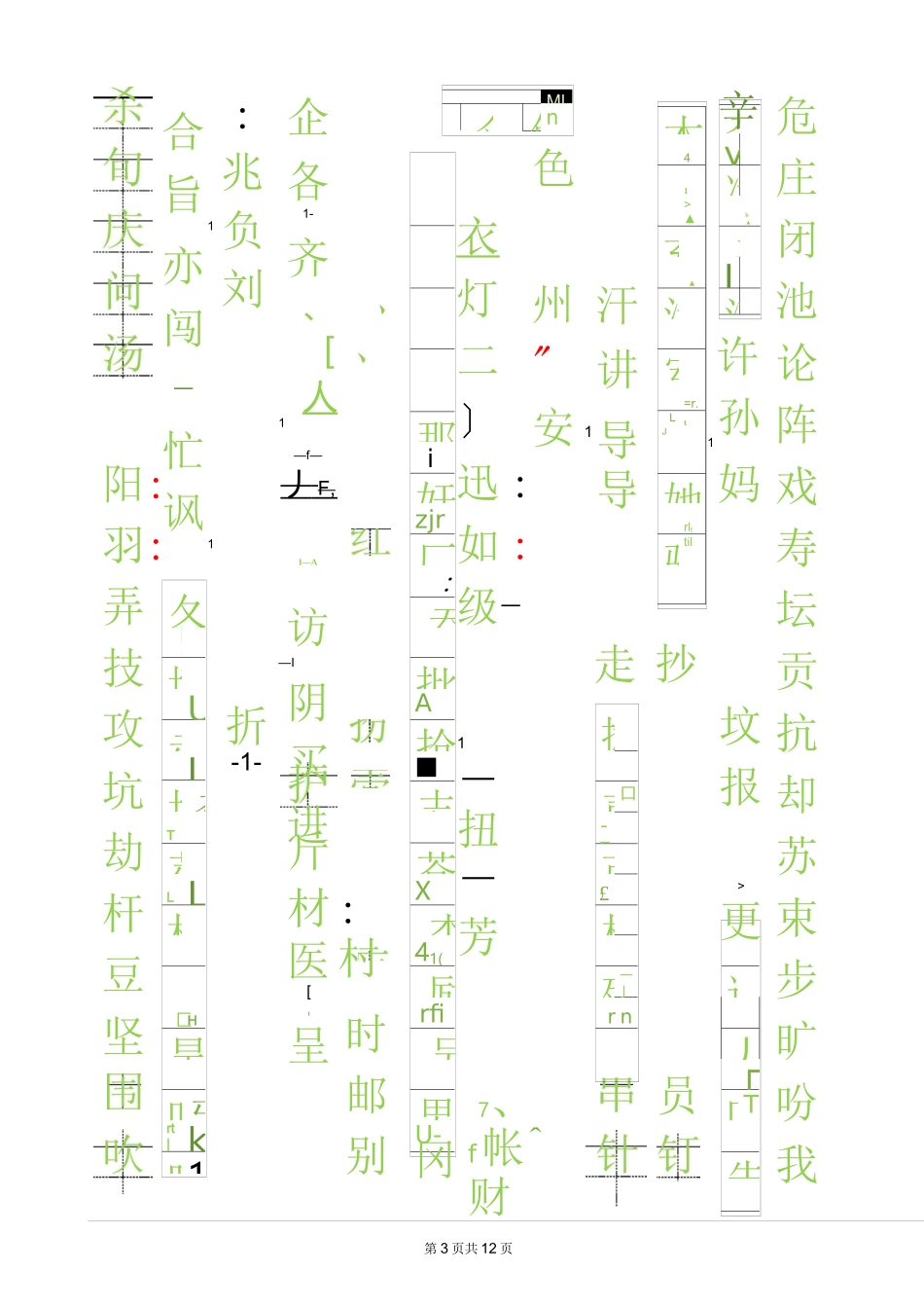 行书字帖(练字首选)_第3页