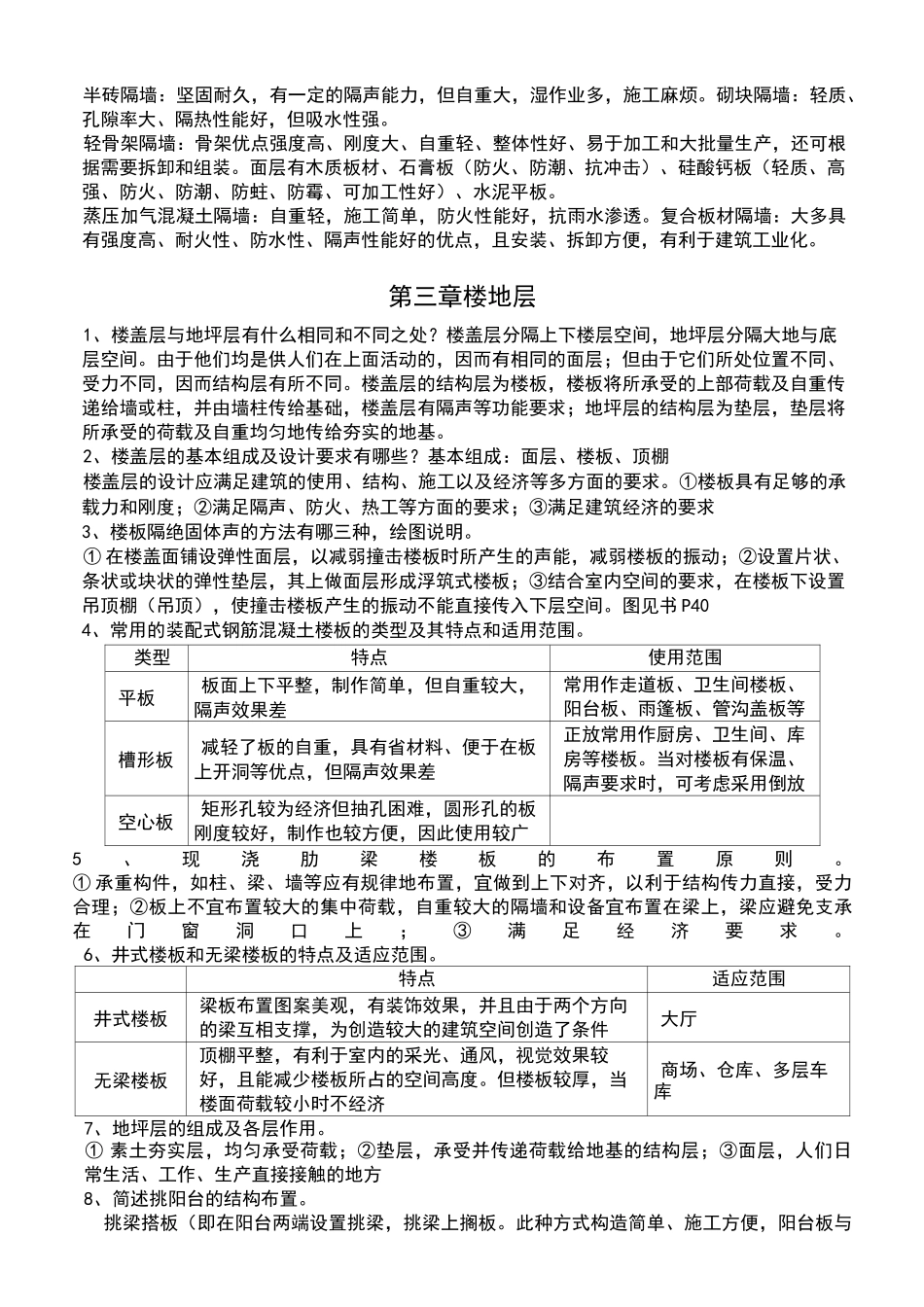 建筑构造复习思考题_第3页