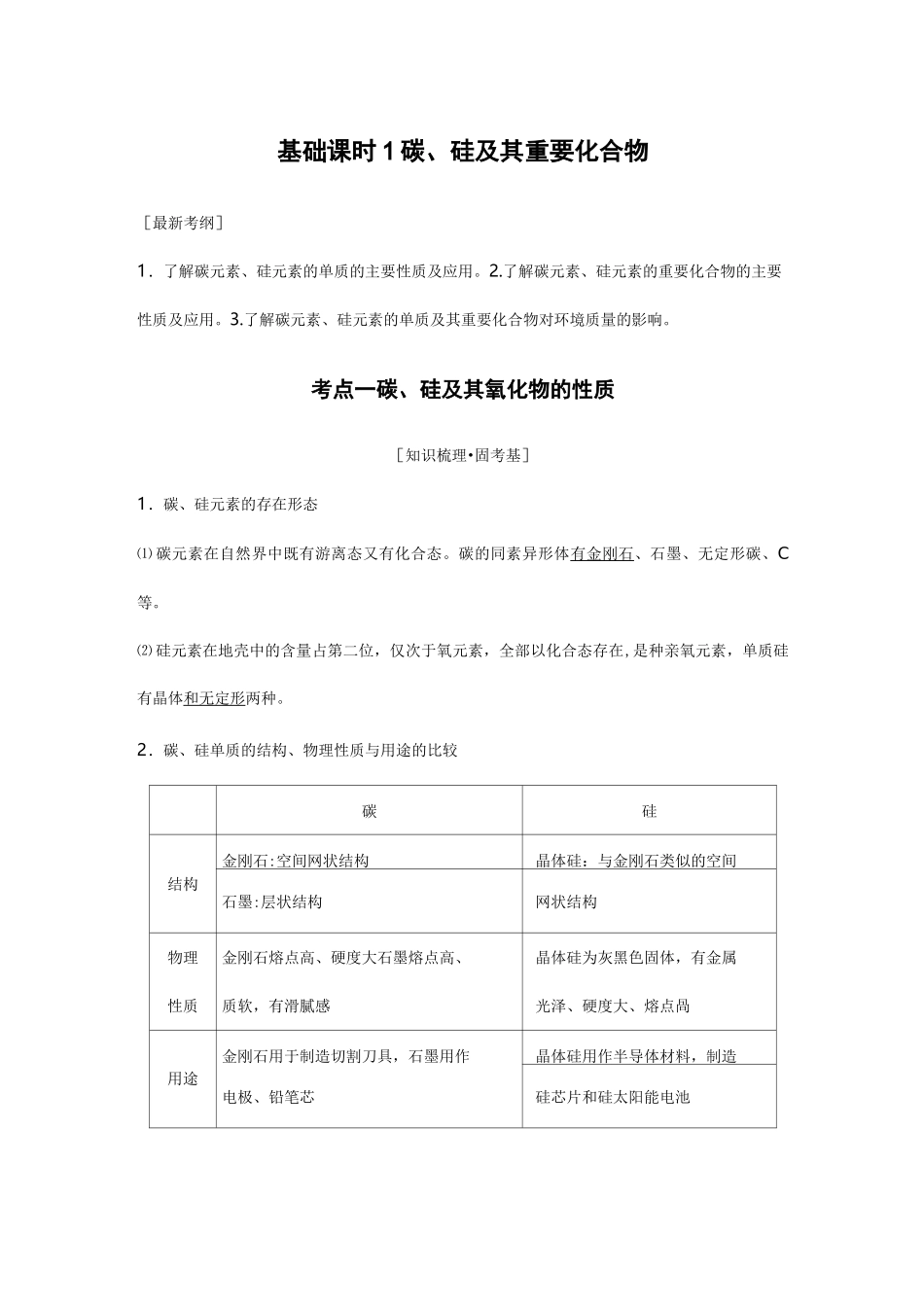 碳硅及其化合物_第1页