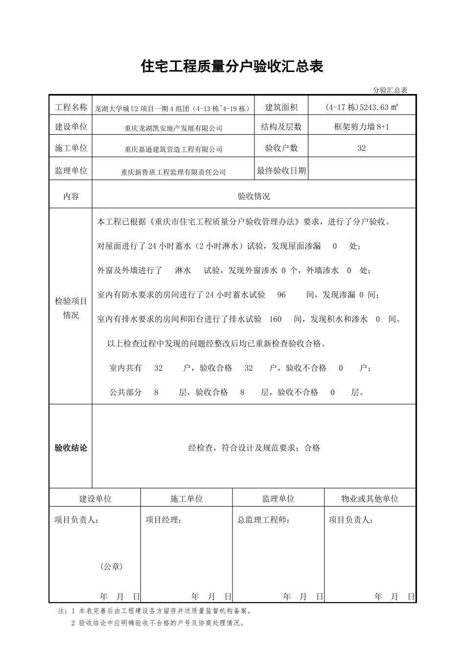 2019重庆分户验收表_第2页