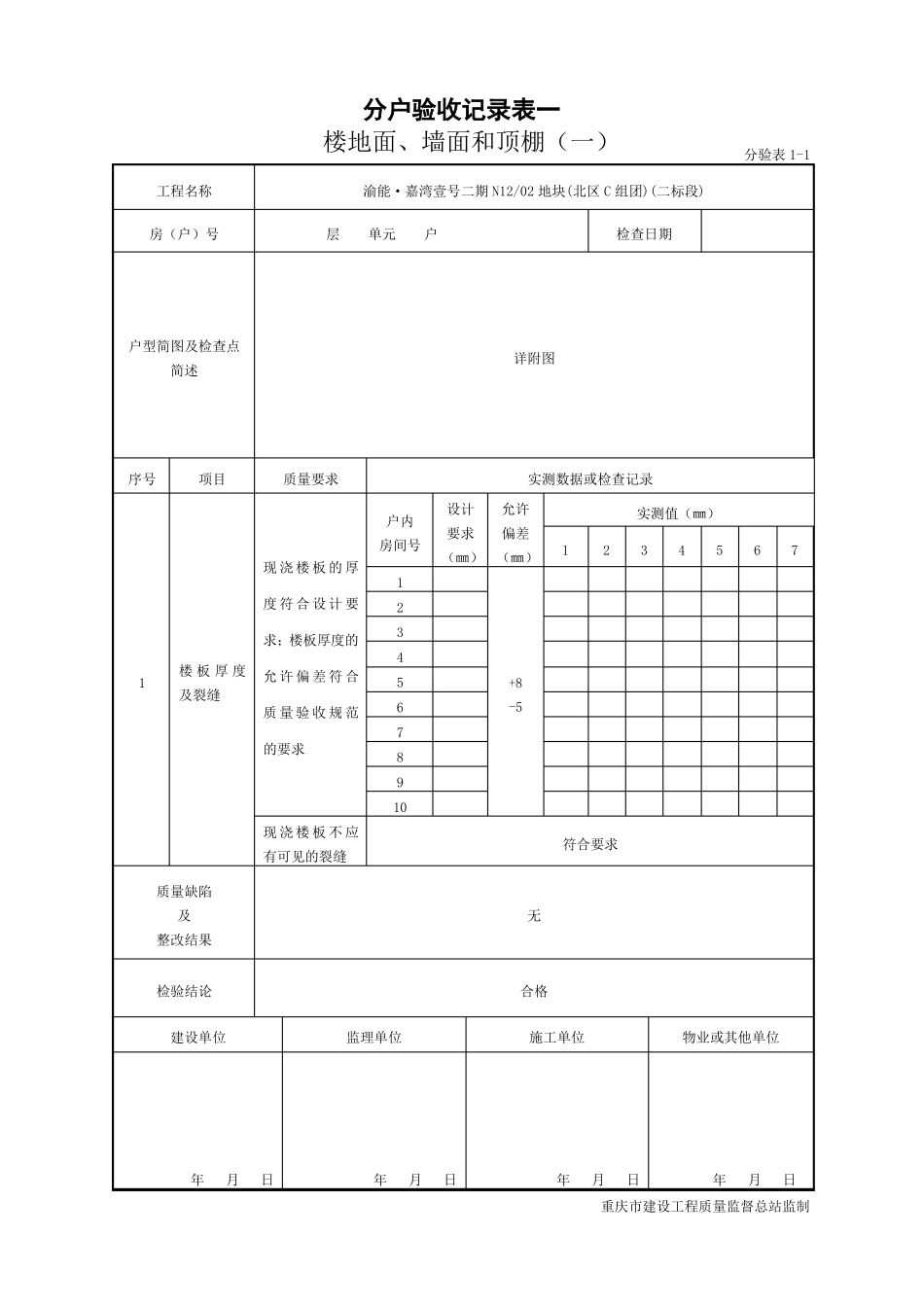 2019重庆分户验收表_第3页