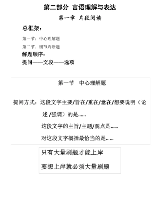 2020-公考行测-思维导图打印版